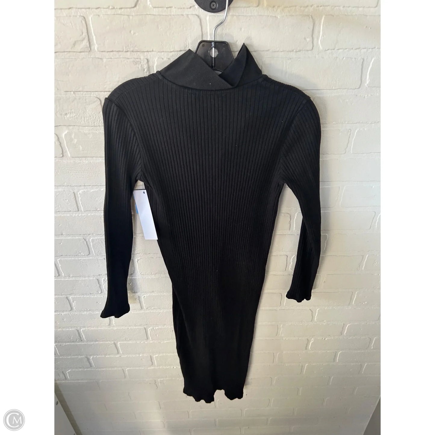 Dress Casual Midi By Zara In Black, Size: S