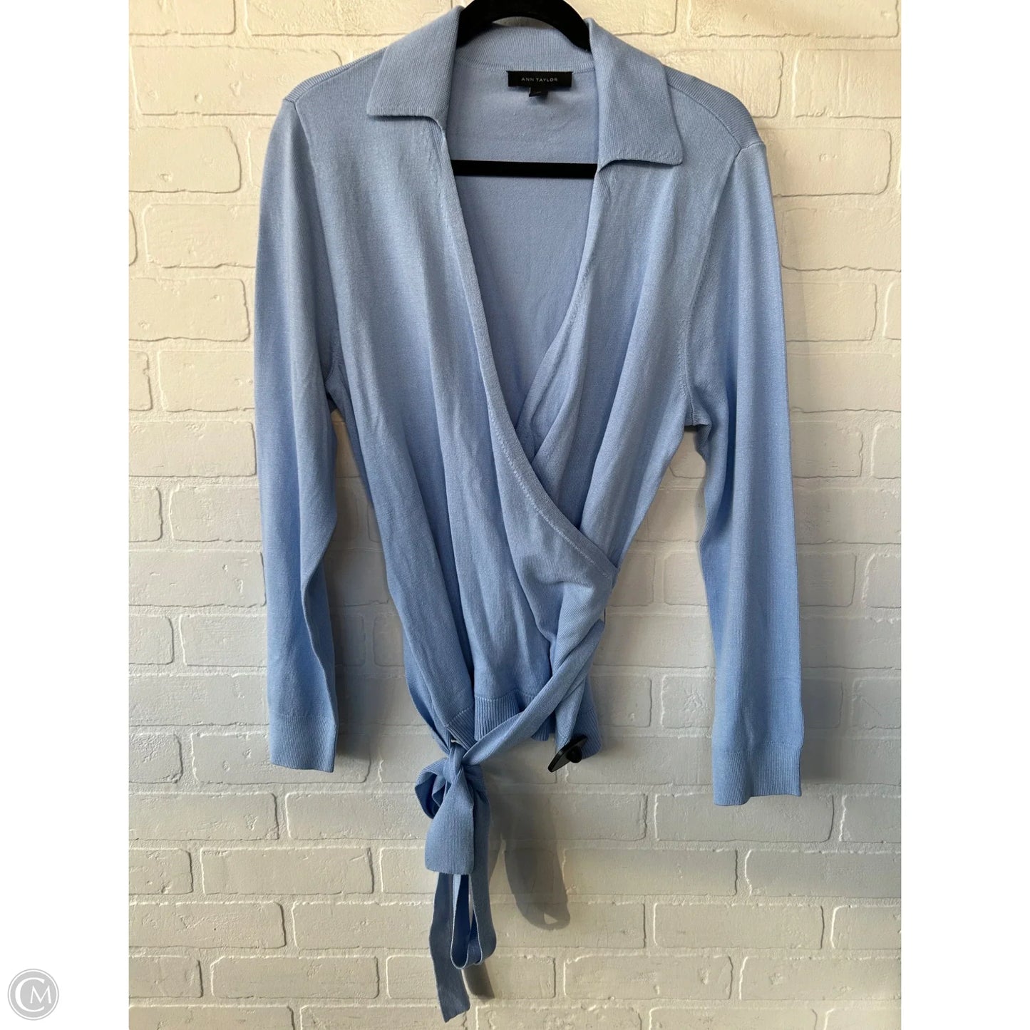 Sweater By Ann Taylor In Blue, Size: Xl