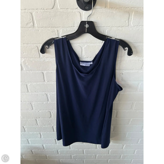 Top Sleeveless Basic By Attitude In Blue, Size: L