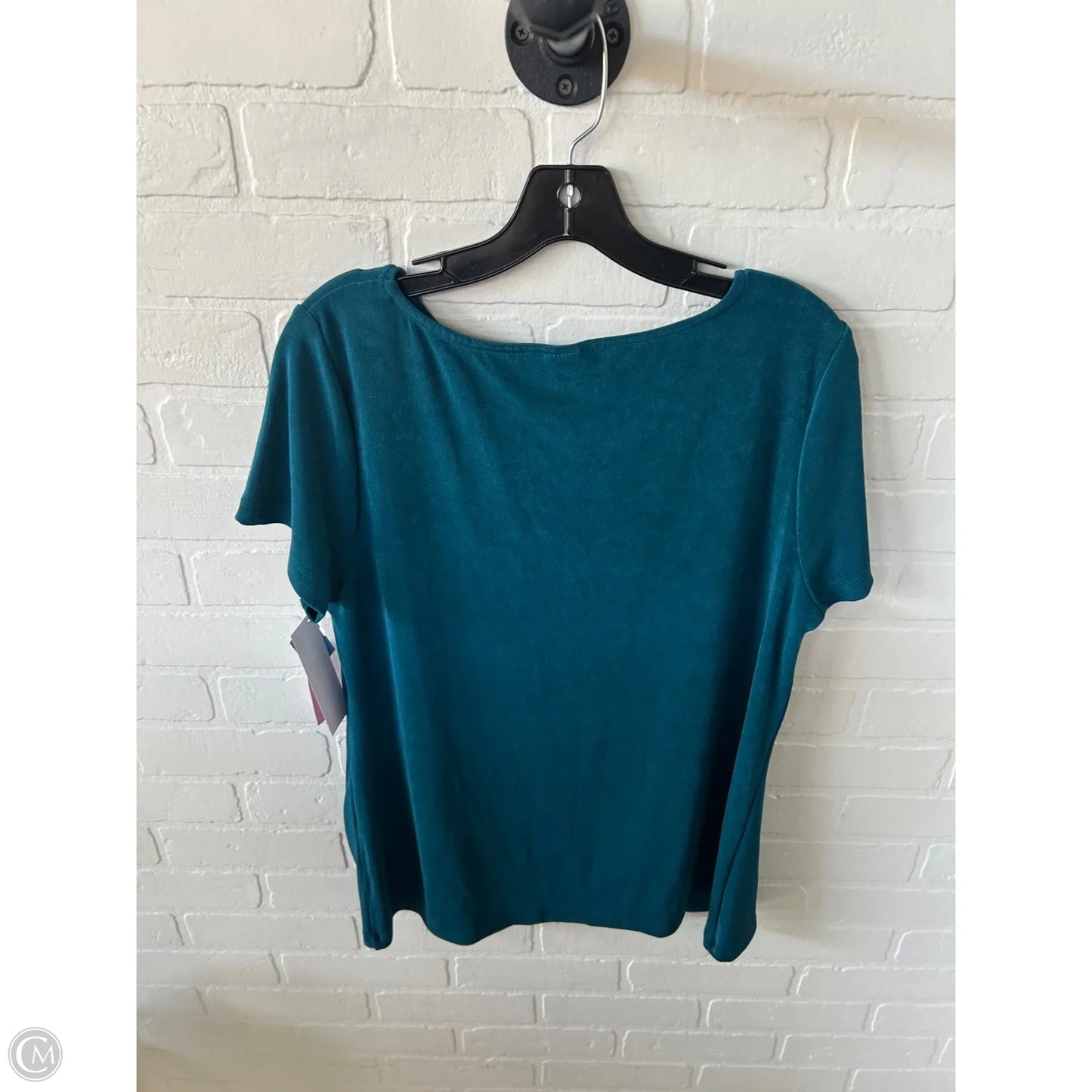 Top Short Sleeve By Chicos In Blue, Size: L