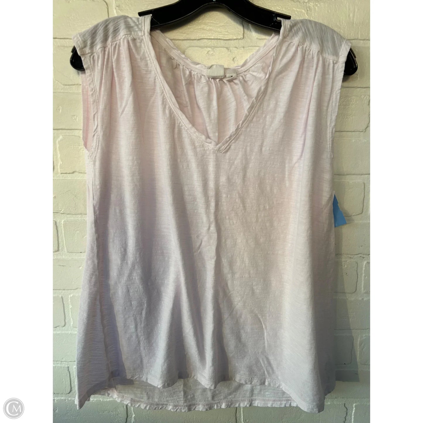 Top Short Sleeve Basic By Gap In Pink, Size: M