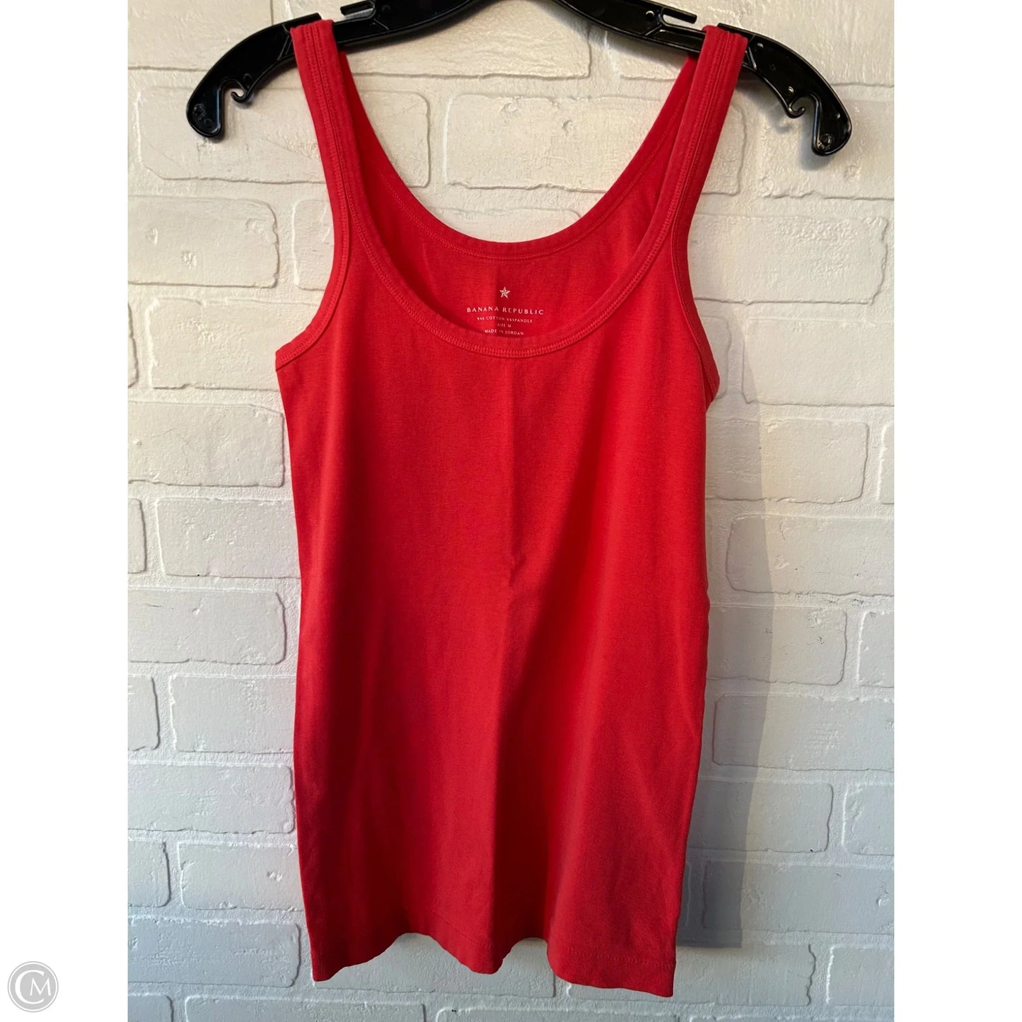 Top Sleeveless Basic By Banana Republic In Orange, Size: M