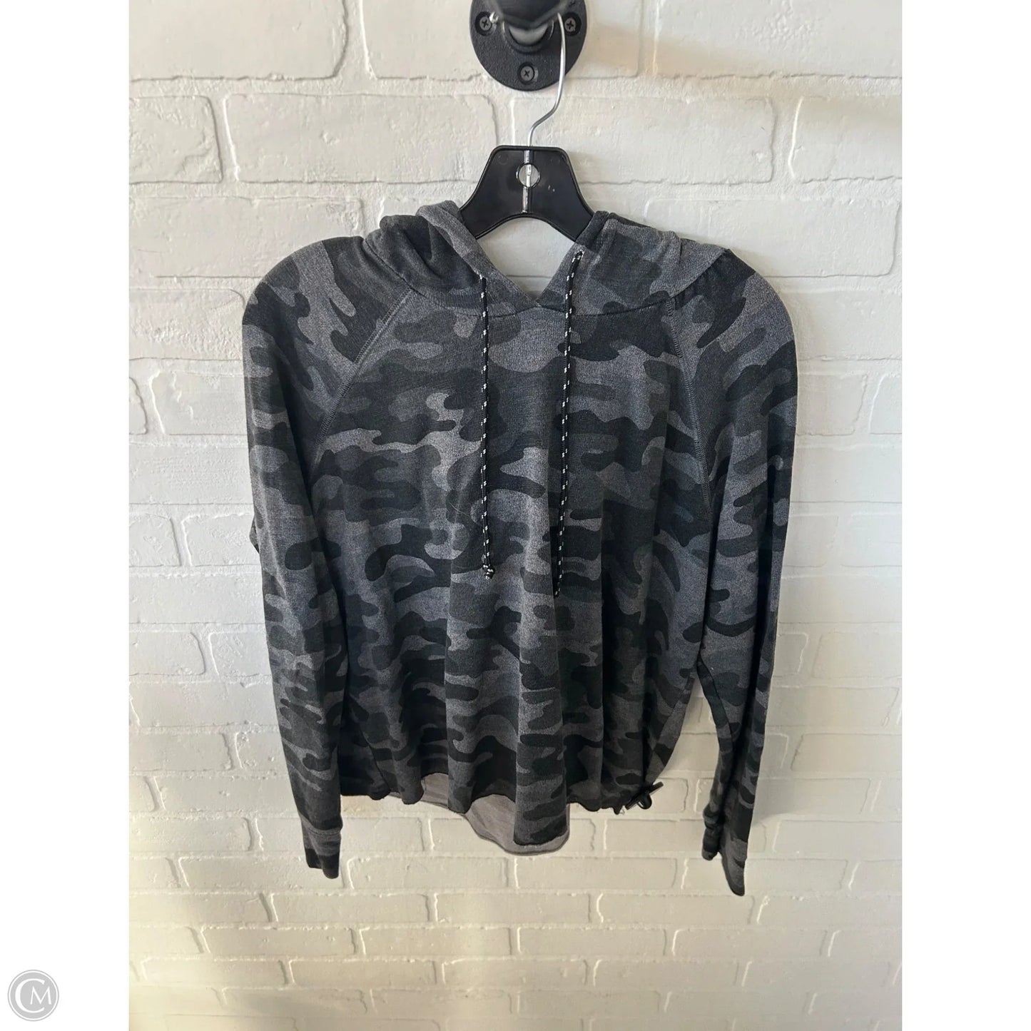 Sweatshirt Hoodie By Sundry In Grey, Size: S