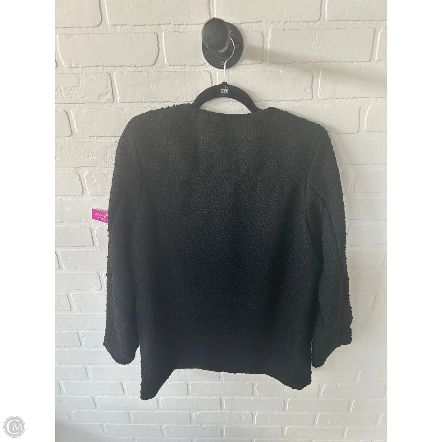 Blazer By H&m In Black & Gold, Size: S