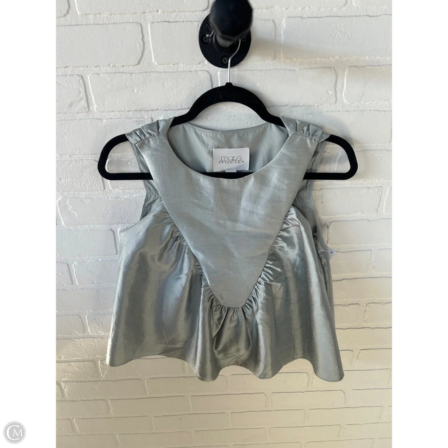 Top Sleeveless By Mare Mare In Grey, Size: Xxs