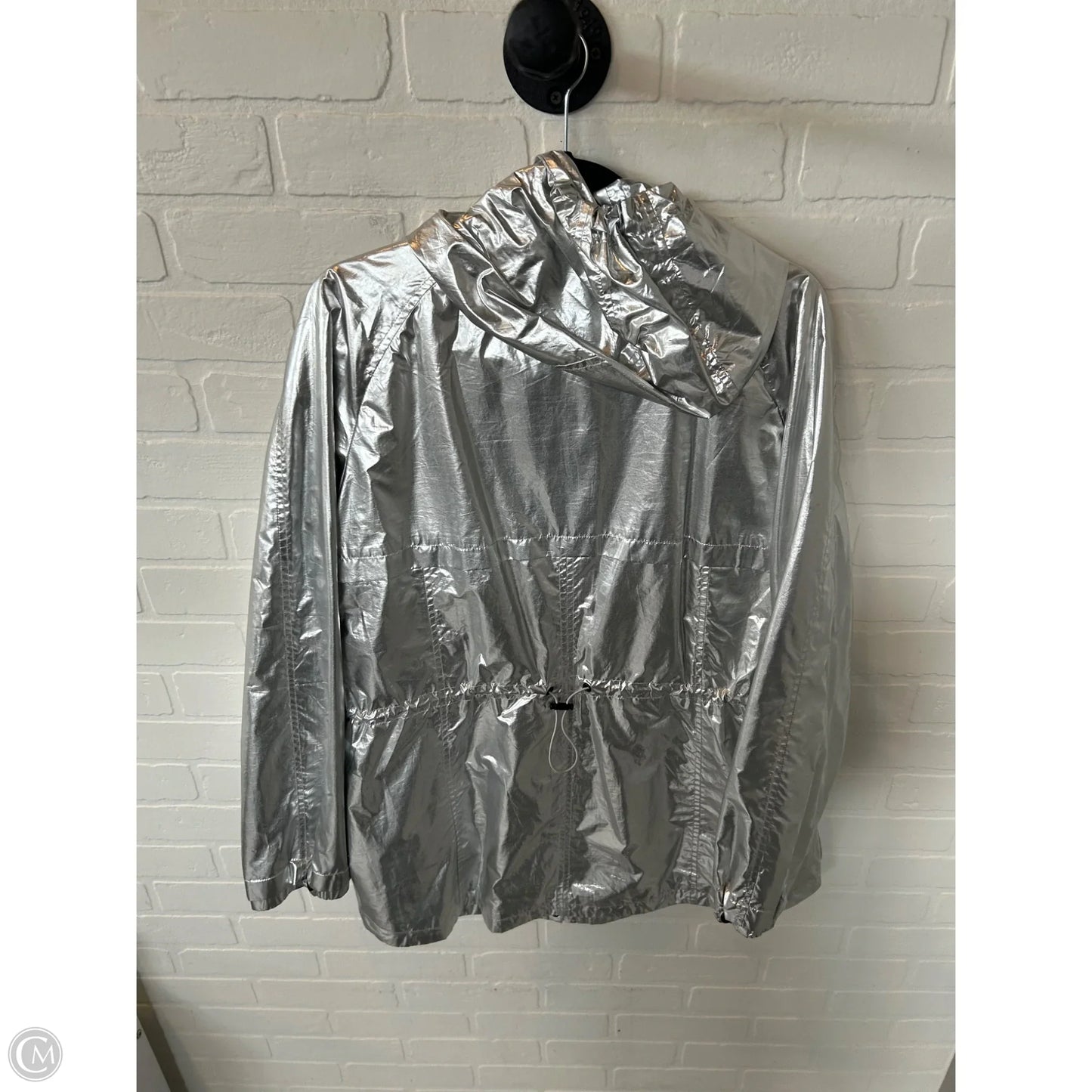 Coat Other By Calvin Klein In Silver, Size: L