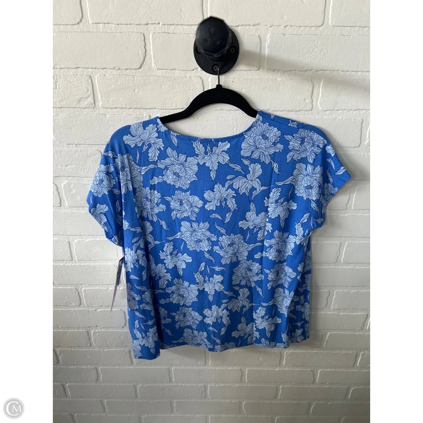 Top Short Sleeve By J. Jill In Blue, Size: Sp