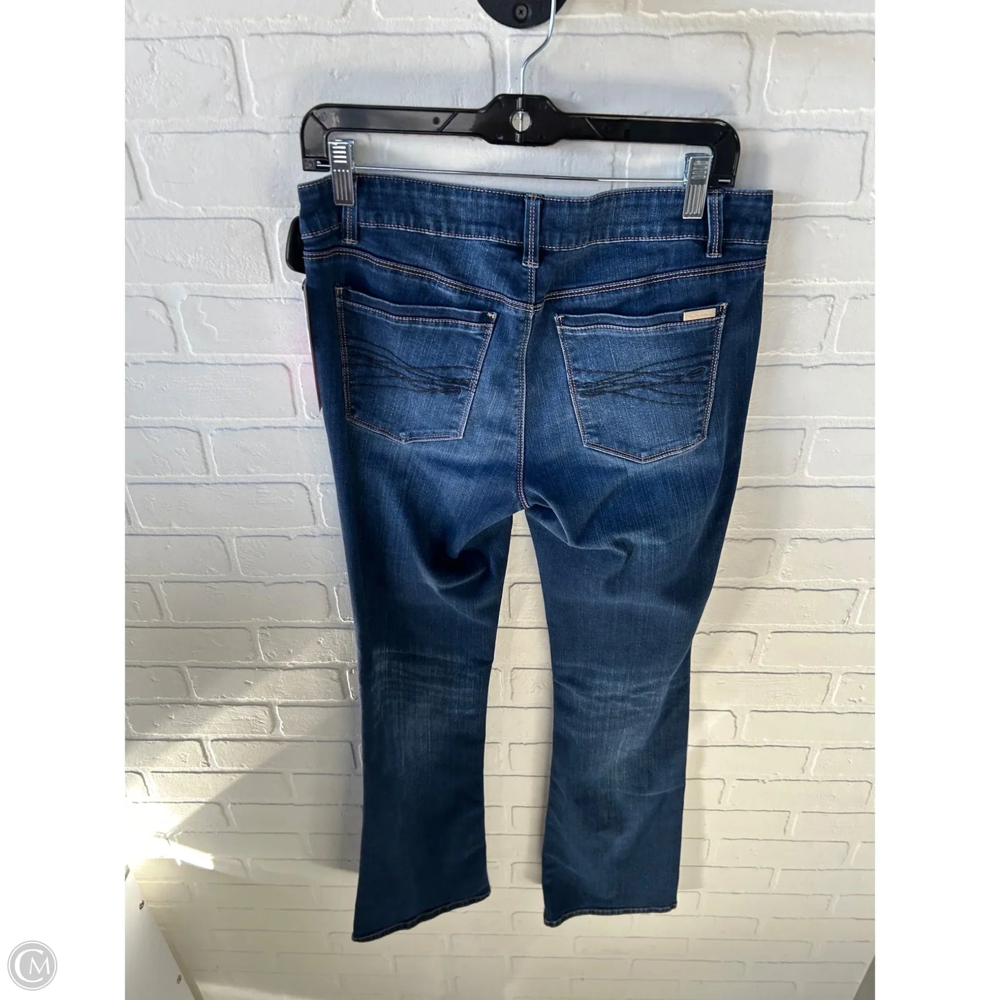 Jeans Boot Cut By White House Black Market In Blue Denim, Size: 8