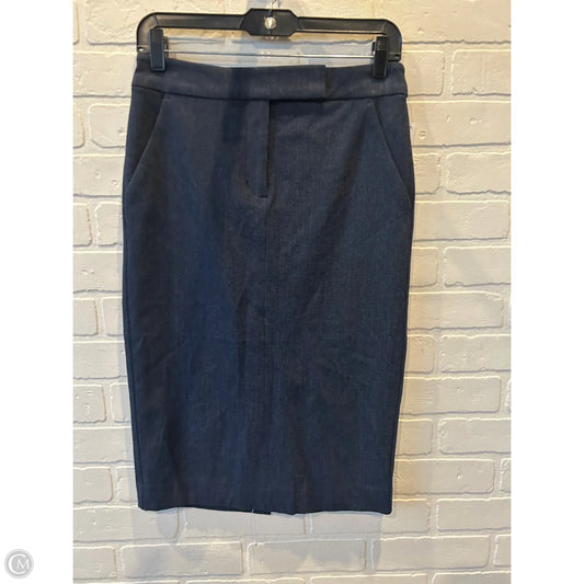 Skirt Midi By Express In Blue, Size: 2