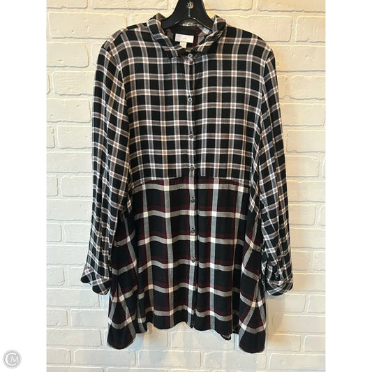 Dress Casual Short By J. Jill In Black & White, Size: M