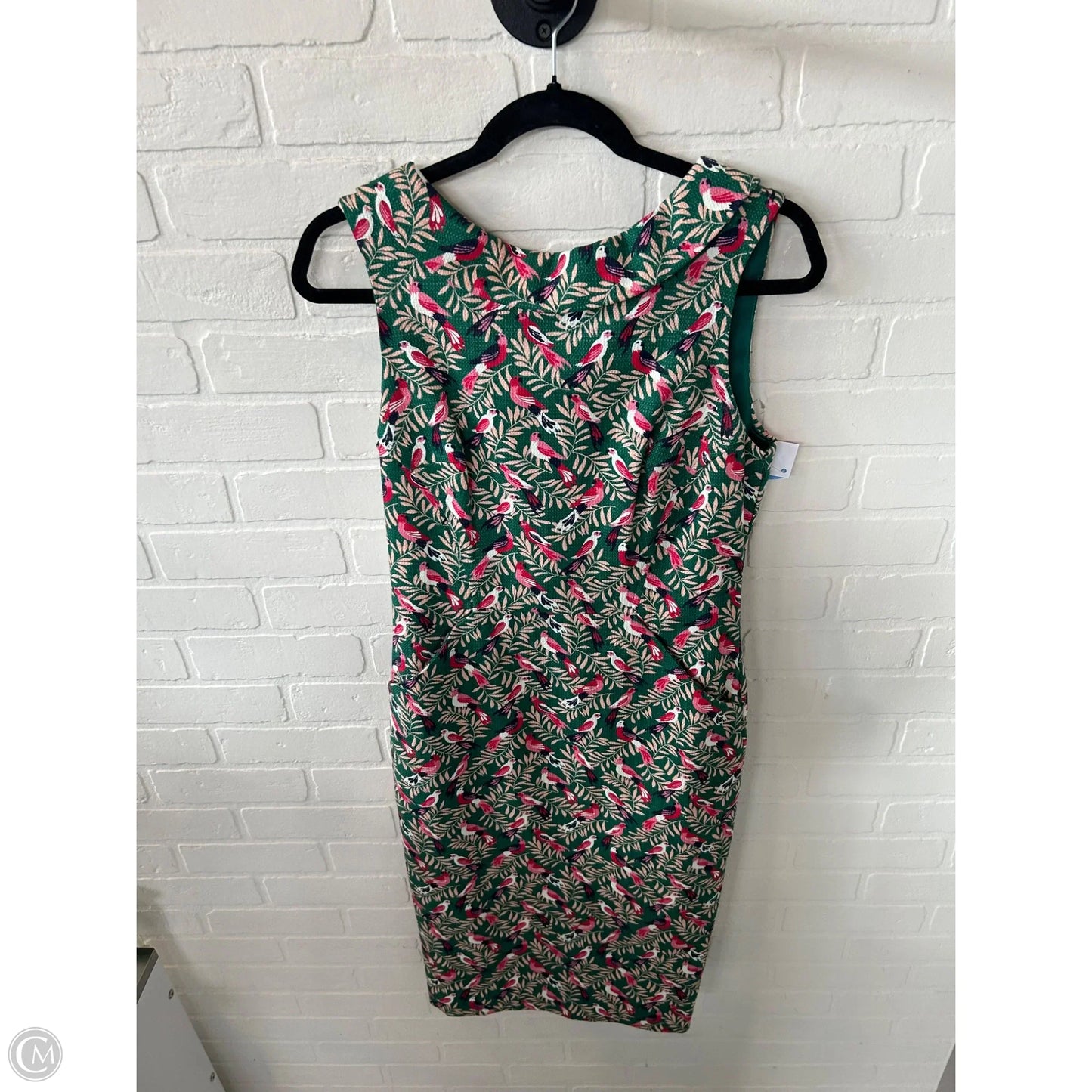 Dress Work By Boden In Green & Pink, Size: S