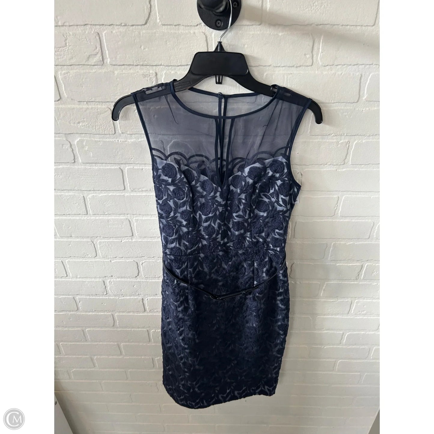 Dress Work By Maggy London In Blue, Size: S