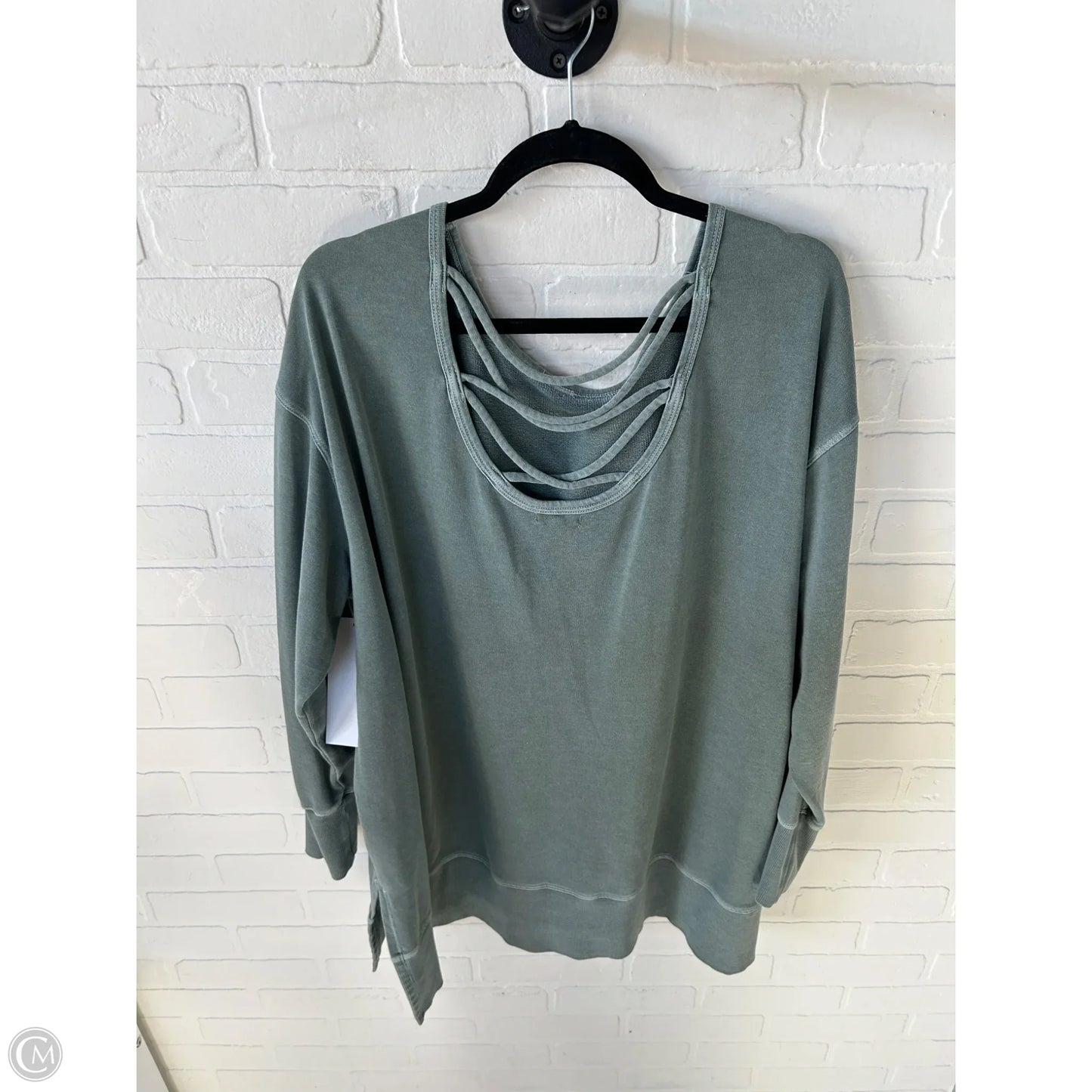 Sweatshirt Crewneck By Maurices In Green, Size: 2x