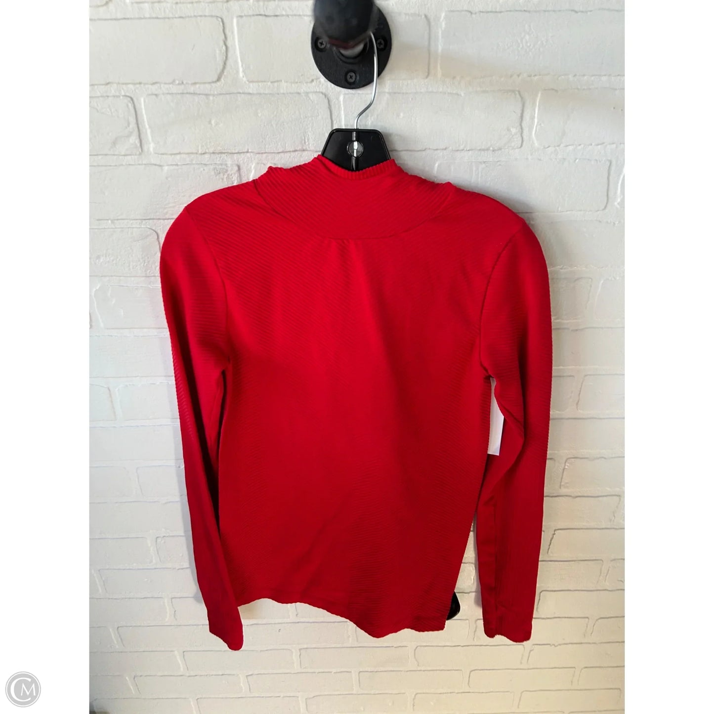 Athletic Top Long Sleeve Hoodie By Athleta In Red, Size: S
