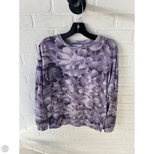 Athletic Sweatshirt Crewneck By Athleta In Purple, Size: S