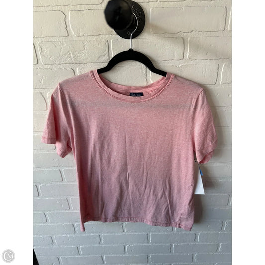 Top Short Sleeve Basic By Splendid In Pink, Size: M