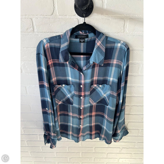 Top Long Sleeve By Sanctuary In Blue & Pink, Size: L