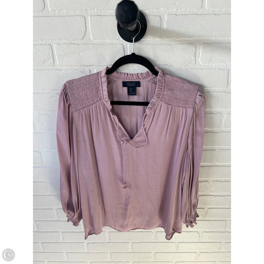Top Long Sleeve By Rachel Roy In Pink, Size: L