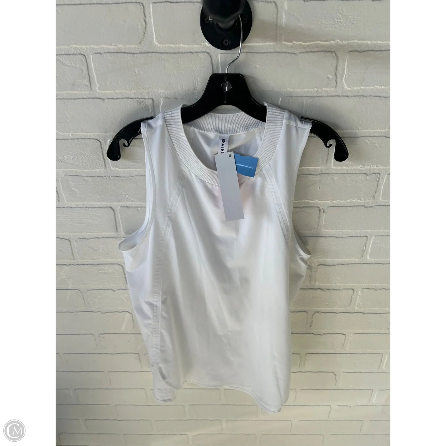 Athletic Tank Top By Athleta In White, Size: M