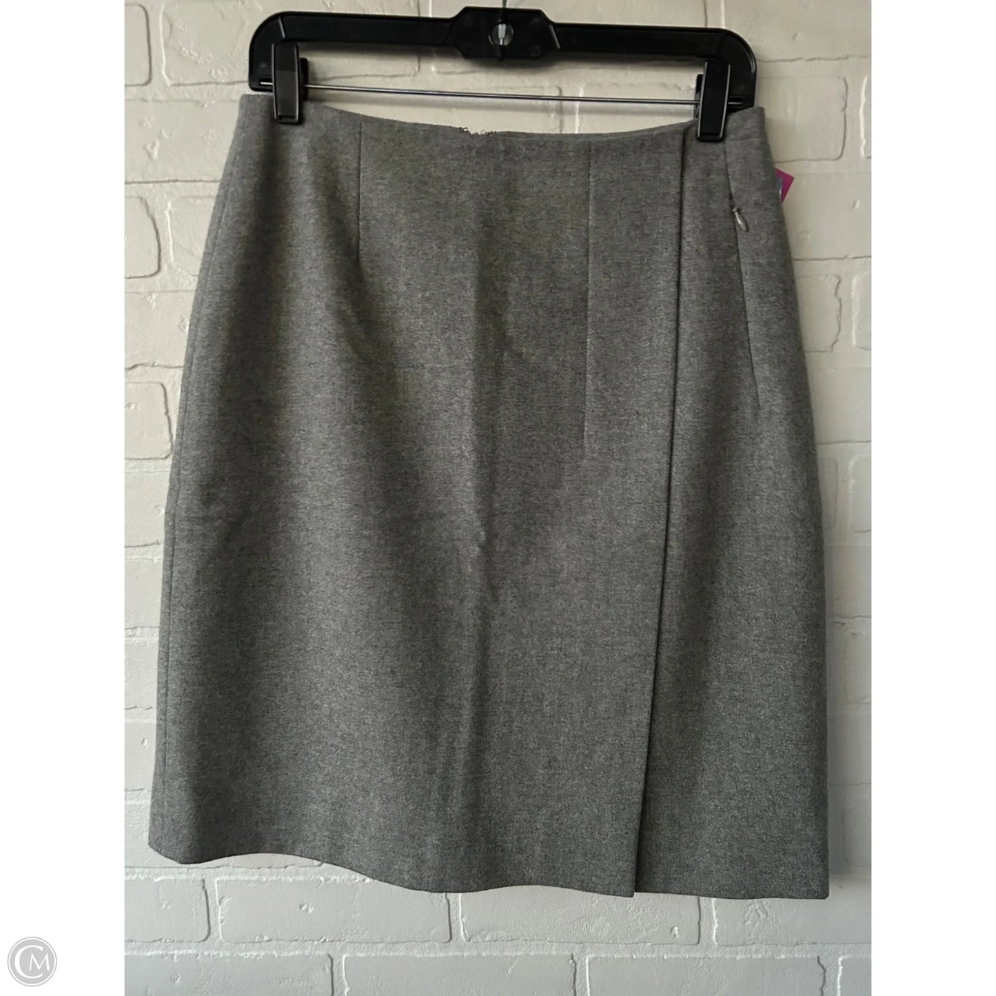 Skirt Mini & Short By Philippe Adec In Grey, Size: 8