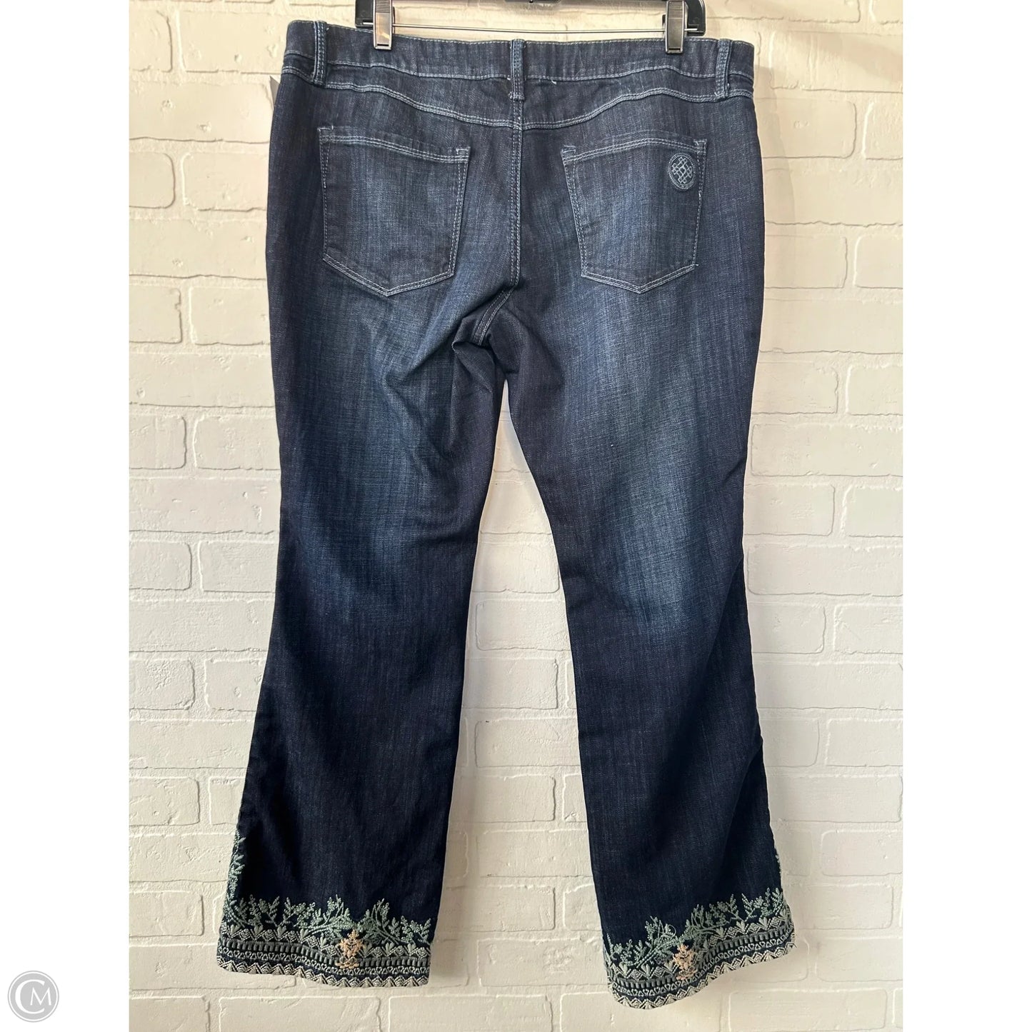 Jeans Boot Cut By Laurie Felt In Blue Denim, Size: 16