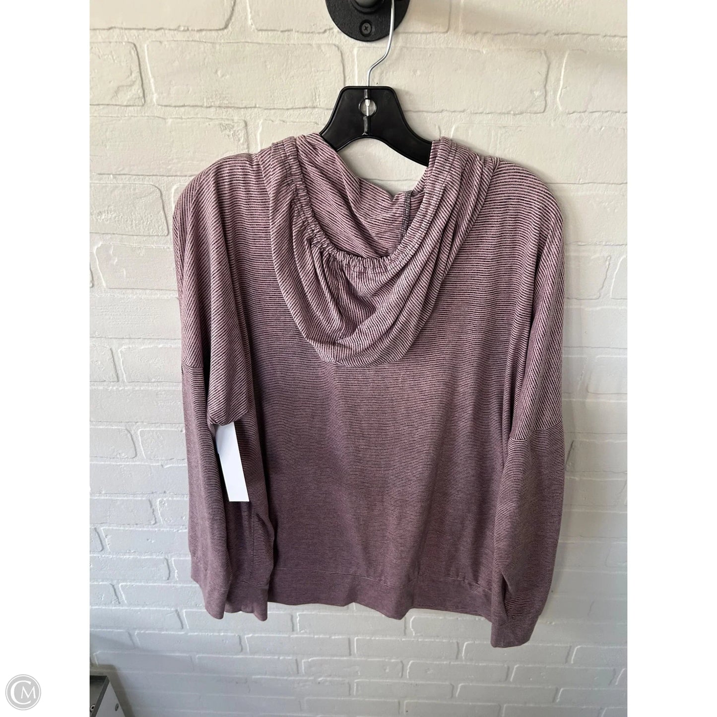 Athletic Top Long Sleeve Hoodie By Skechers In Pink, Size: Xxl