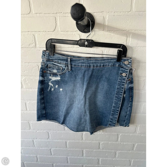 Skort By Judy Blue In Blue Denim, Size: 12
