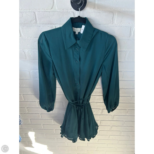 Dress Party Short By Pinch In Green, Size: S