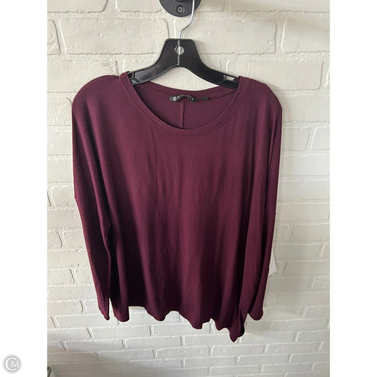 Athletic Top Long Sleeve Crewneck By Athleta In Red, Size: M