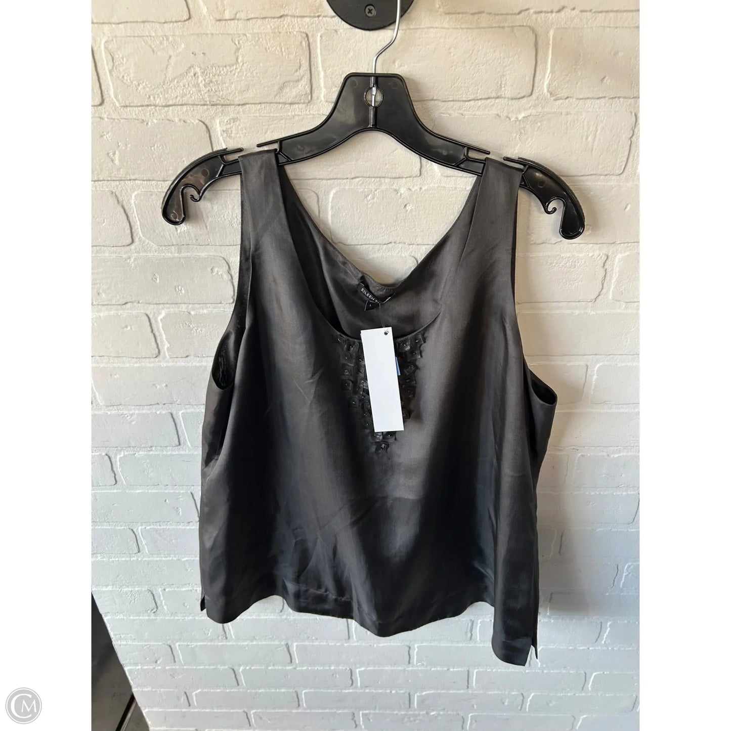 Top Sleeveless By Eileen Fisher In Grey, Size: L