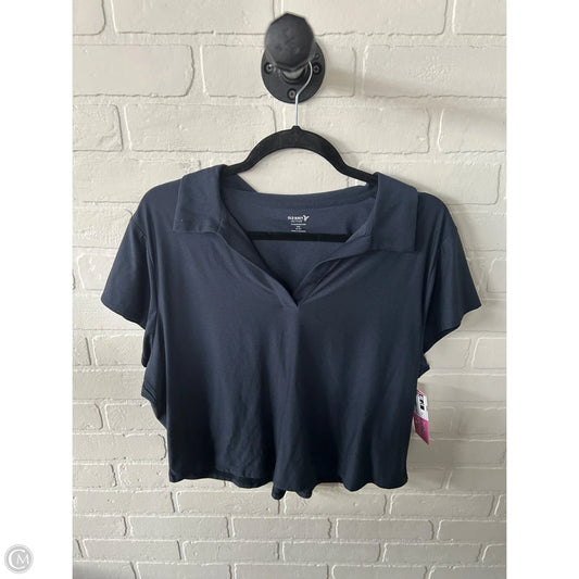 Athletic Top Short Sleeve By Old Navy In Grey, Size: Xxl