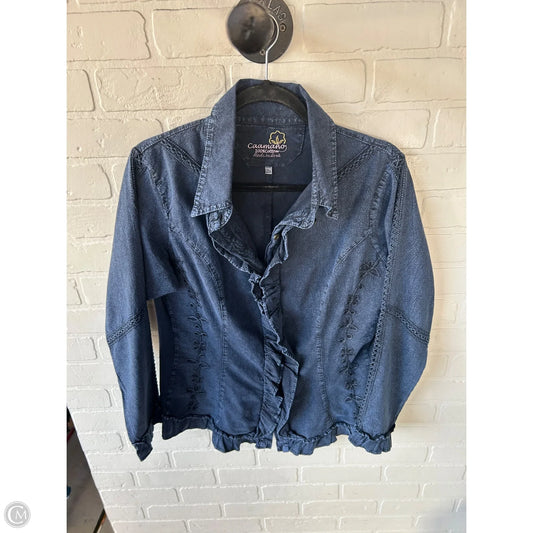 Jacket Other By Clothes Mentor In Blue, Size: Xl