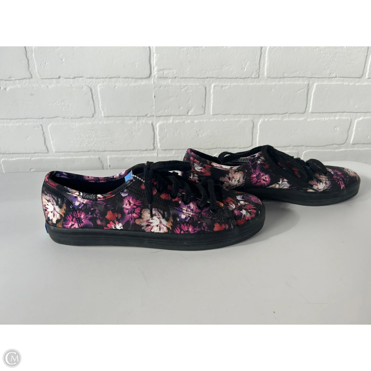 Shoes Sneakers By Keds In Black & Purple, Size: 8.5