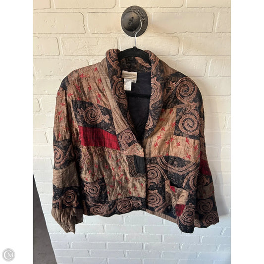 Blazer By Coldwater Creek In Black & Tan, Size: 2x