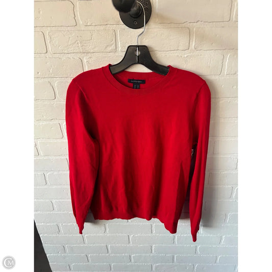 Sweater By Lands End In Red, Size: M