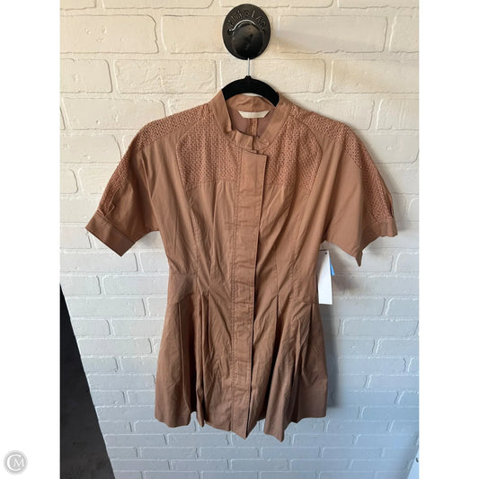 Dress Casual Short By Clothes Mentor In Tan, Size: Xs