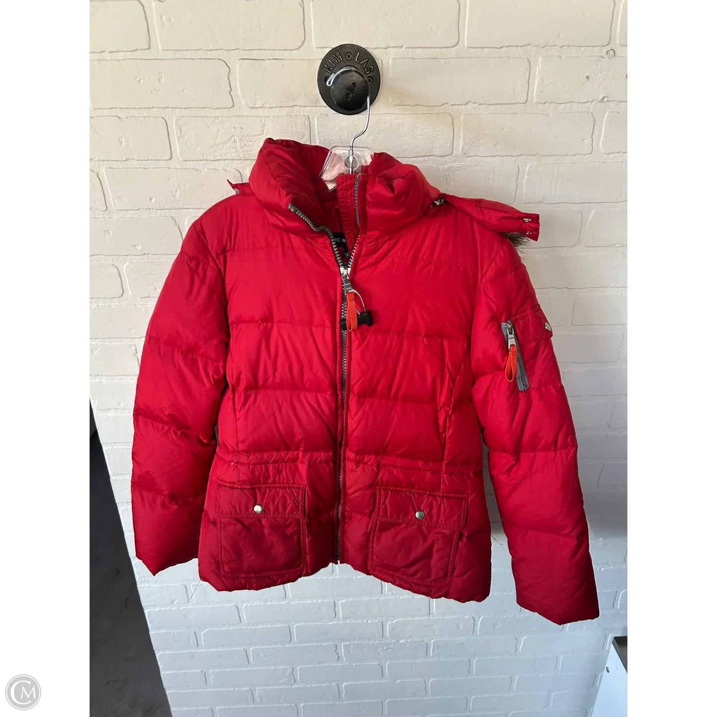 Coat Puffer & Quilted By Marc New York In Red, Size: S