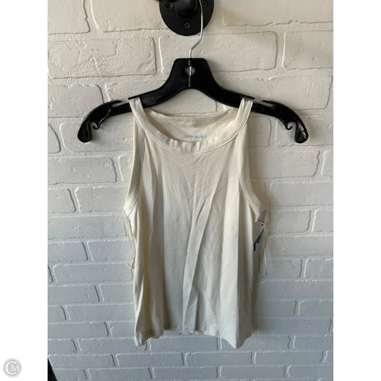 Top Sleeveless Basic By Cynthia Rowley In Cream, Size: S