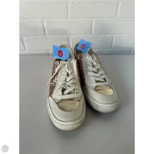 Shoes Sneakers By Dolce Vita In Pink & White, Size: 8.5