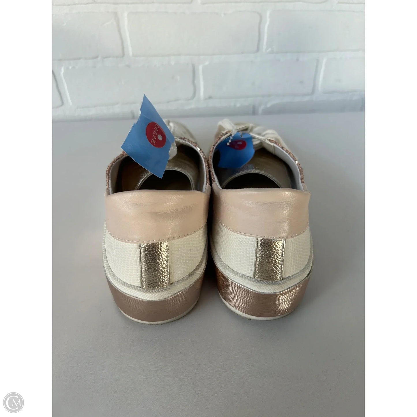 Shoes Sneakers By Dolce Vita In Pink & White, Size: 8.5