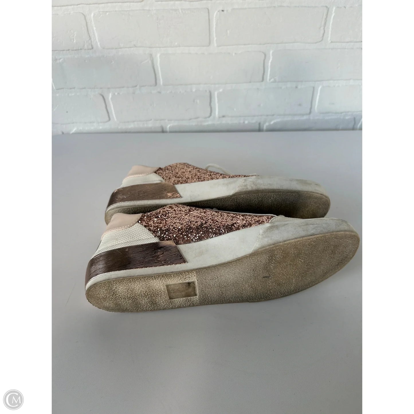 Shoes Sneakers By Dolce Vita In Pink & White, Size: 8.5