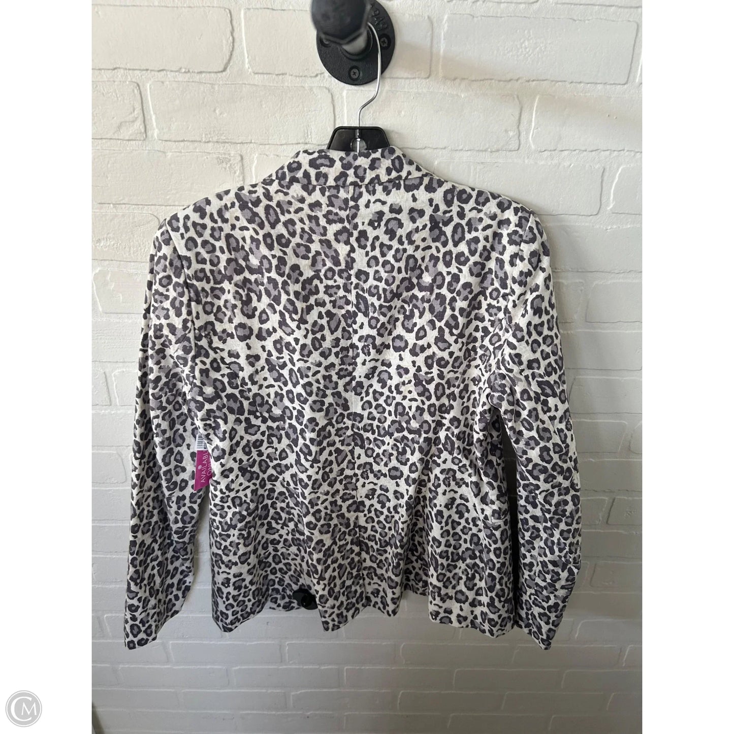 Blazer By Rachel Zoe In Purple & Tan, Size: M