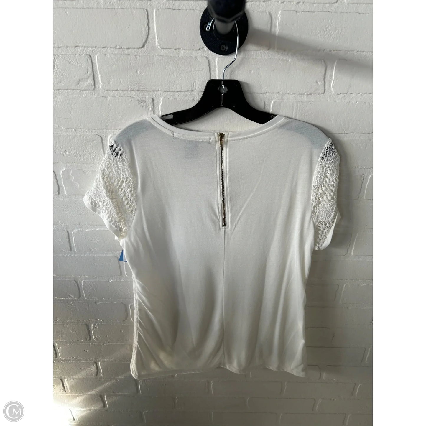 Top Short Sleeve By 89th And Madison In White, Size: L