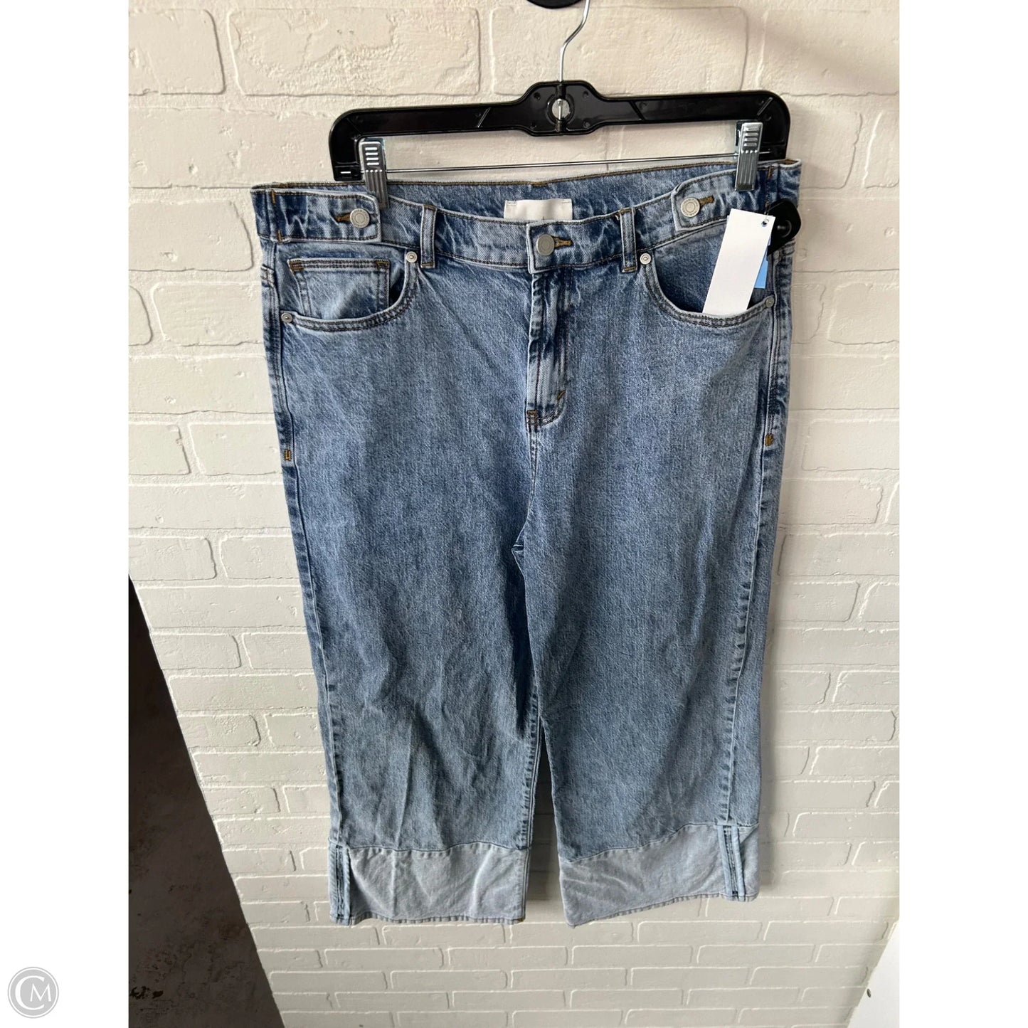 Jeans Wide Leg By Habitual In Blue Denim, Size: 12