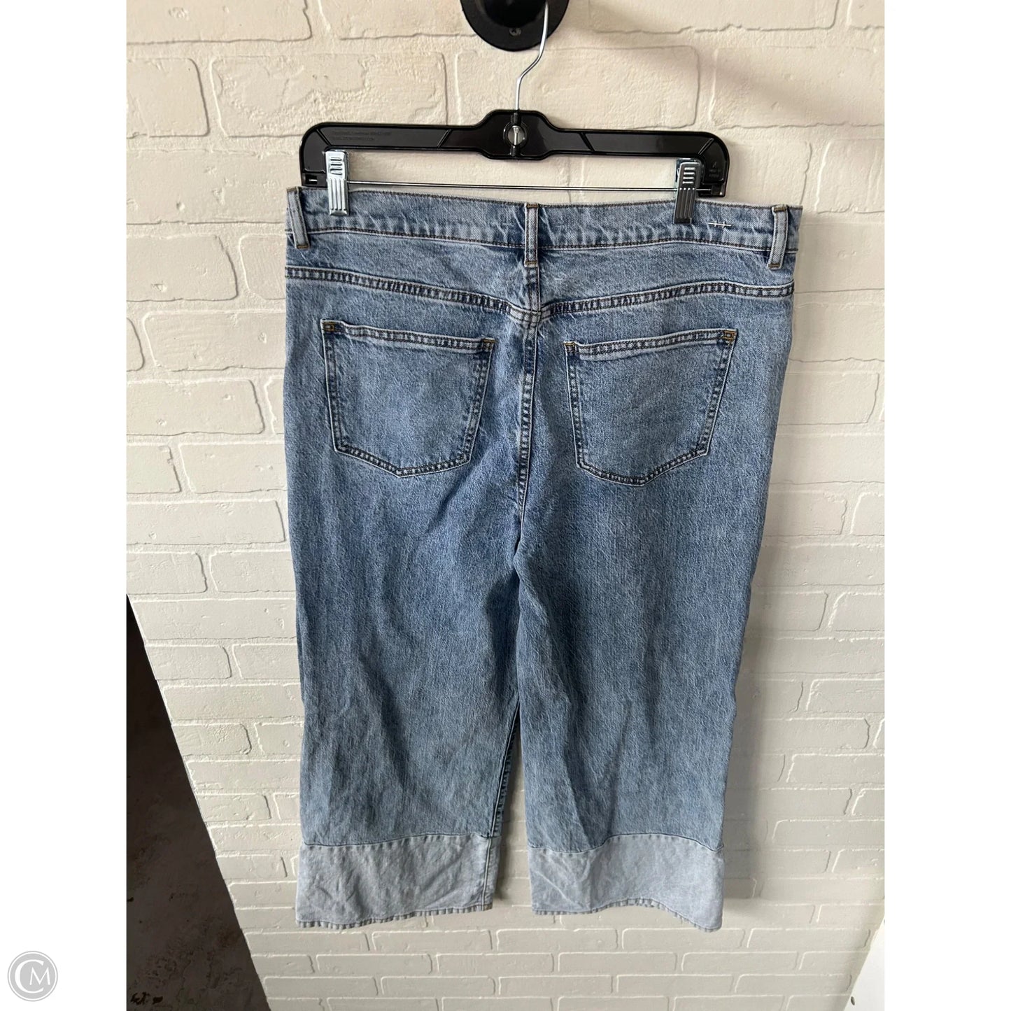 Jeans Wide Leg By Habitual In Blue Denim, Size: 12