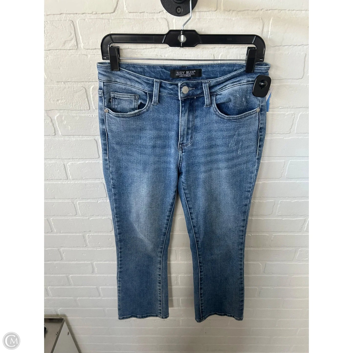 Jeans Straight By Judy Blue In Blue Denim, Size: 2