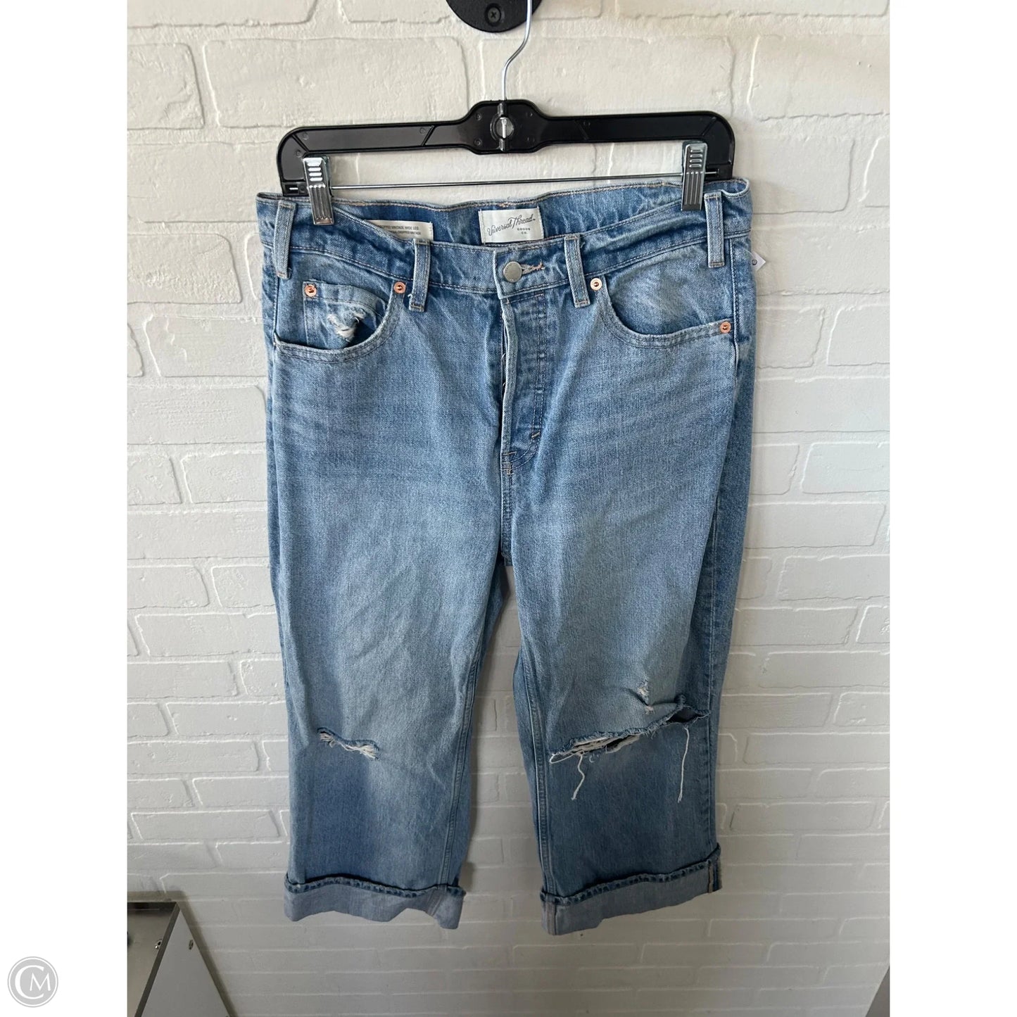 Jeans Wide Leg By Universal Thread In Blue Denim, Size: 6