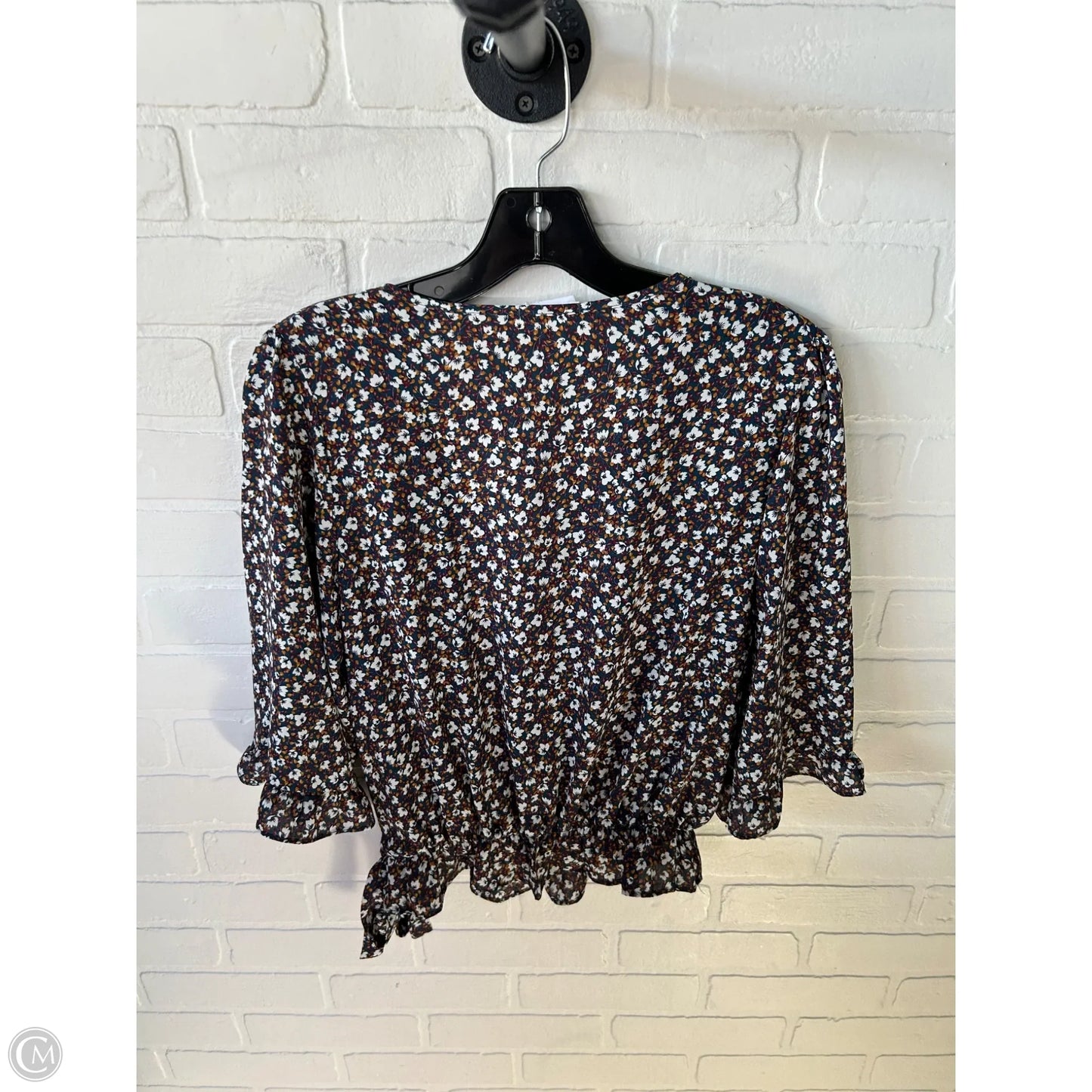 Top Short Sleeve By Sienna Sky In Blue & Brown, Size: S