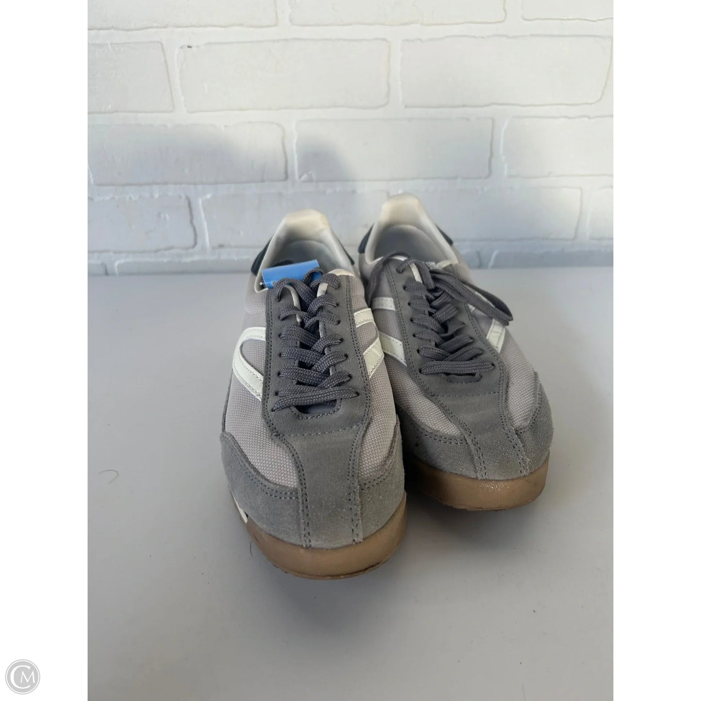Shoes Sneakers By Tretorn In Blue & Grey, Size: 8