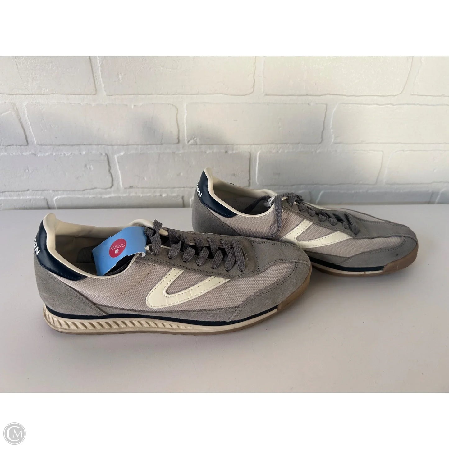 Shoes Sneakers By Tretorn In Blue & Grey, Size: 8